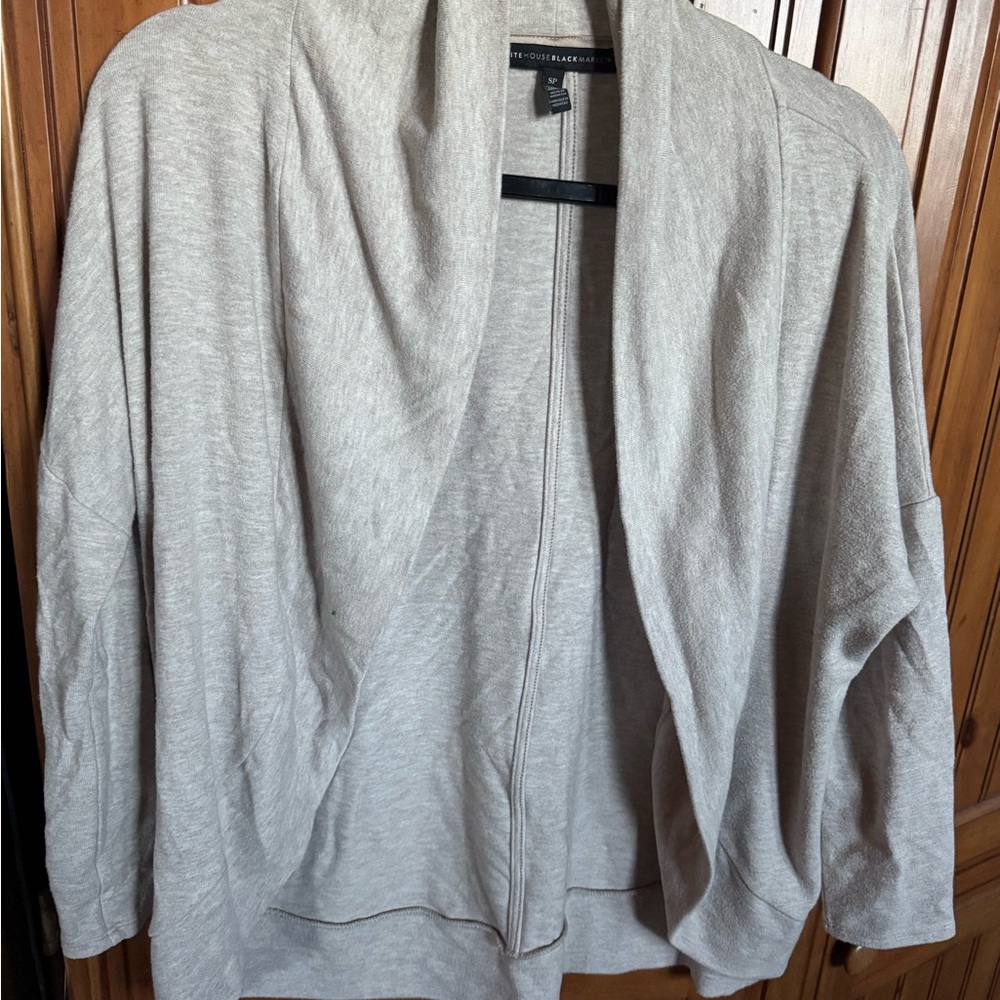 White House Black Market Light Gray Women's Shrug